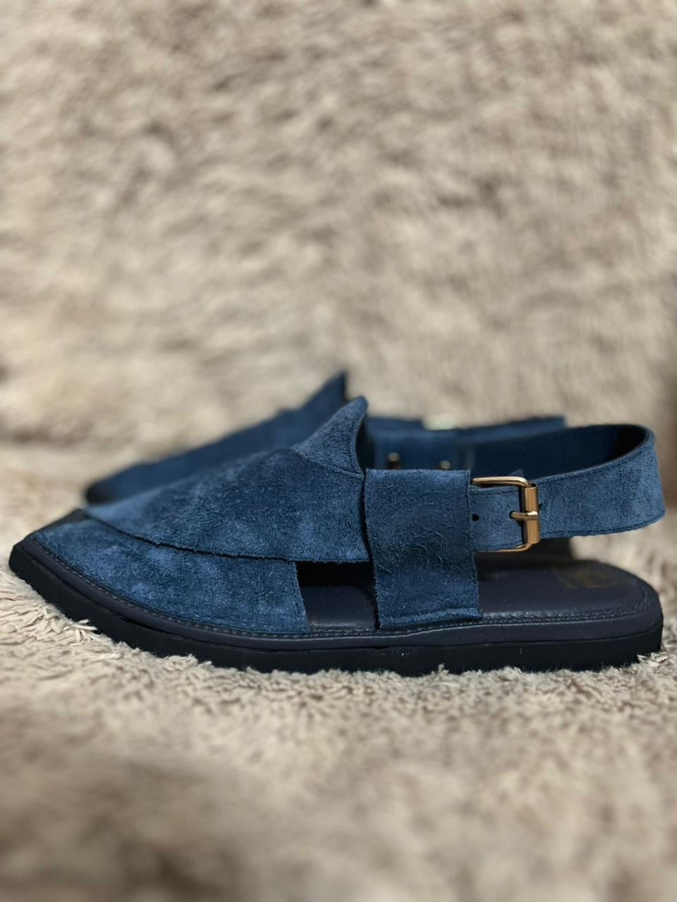 Air Kaptan Suede Blue (Medicated Sole)