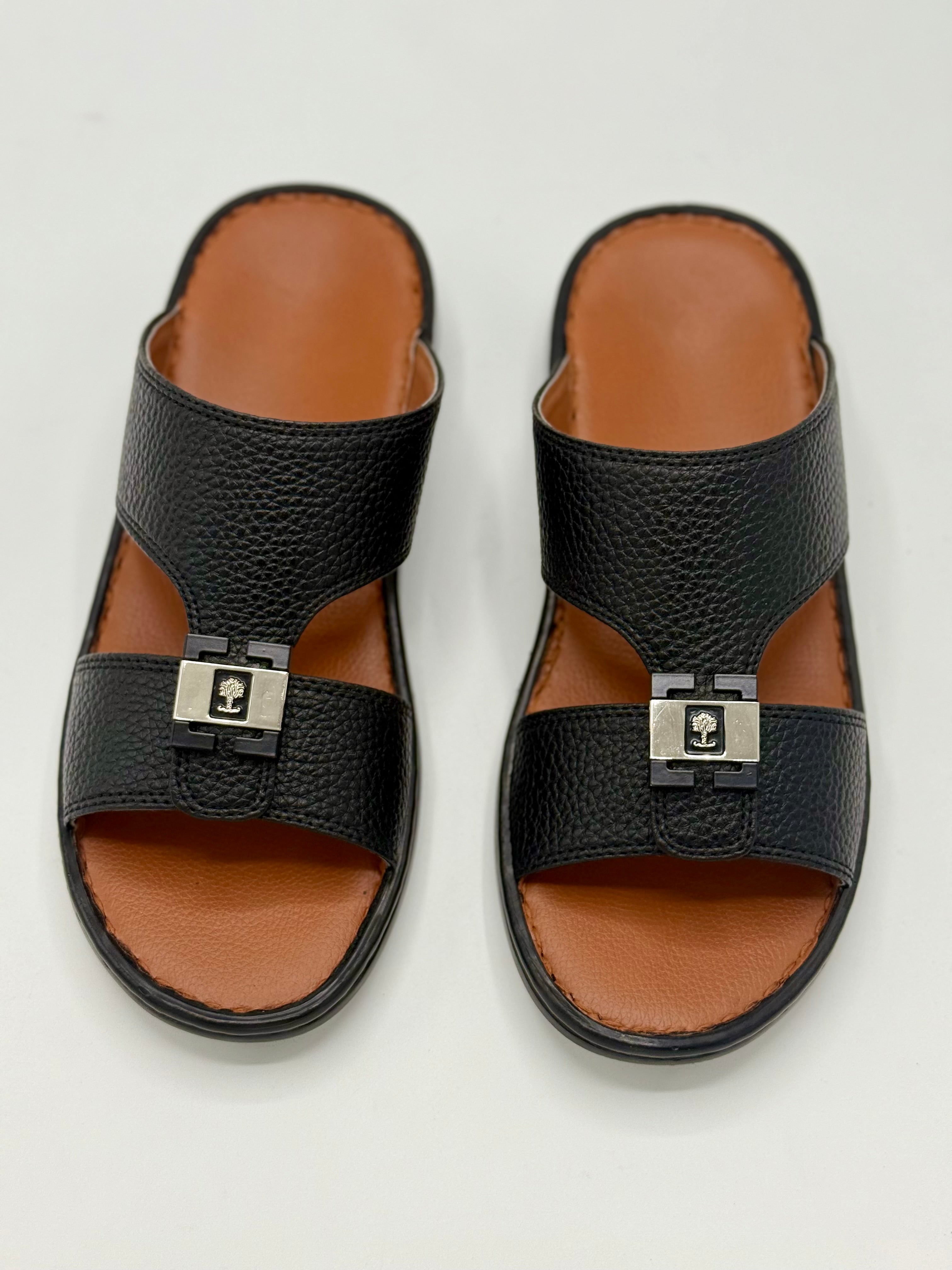 Arabic Black Dotted (Medicated Slippers)