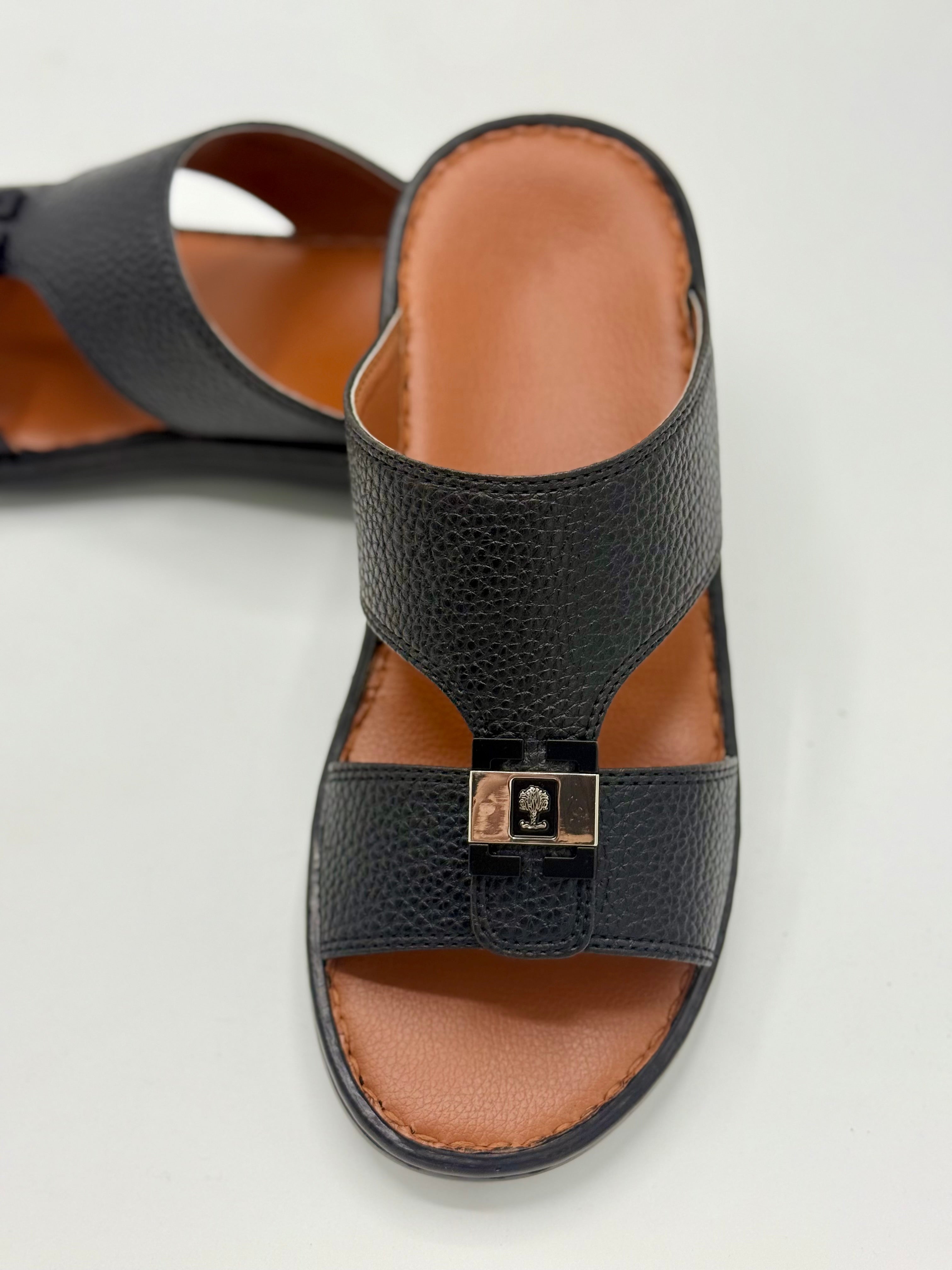 Arabic Black Dotted (Medicated Slippers)