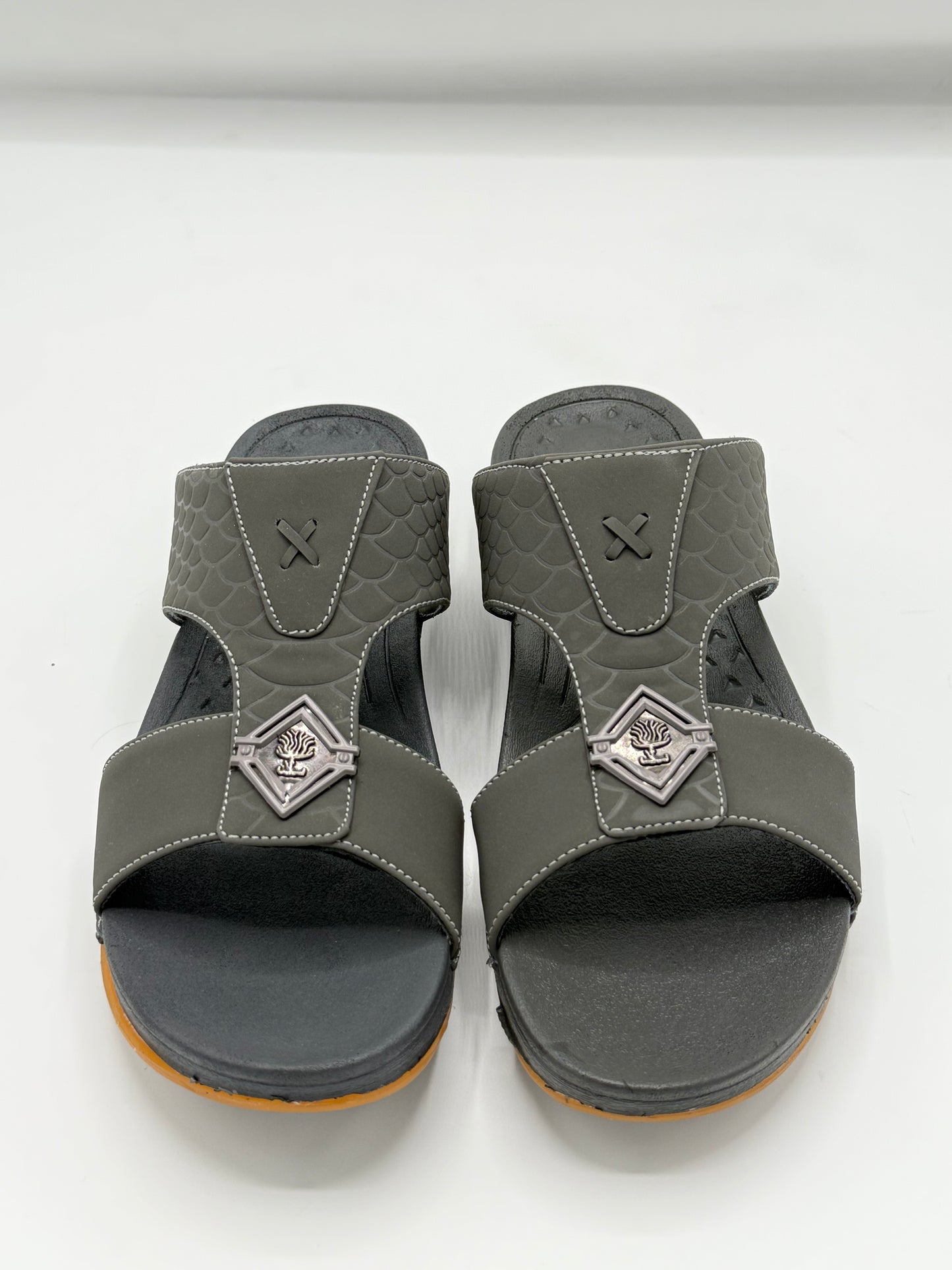 Arabic Medicated Chappal (Grey)