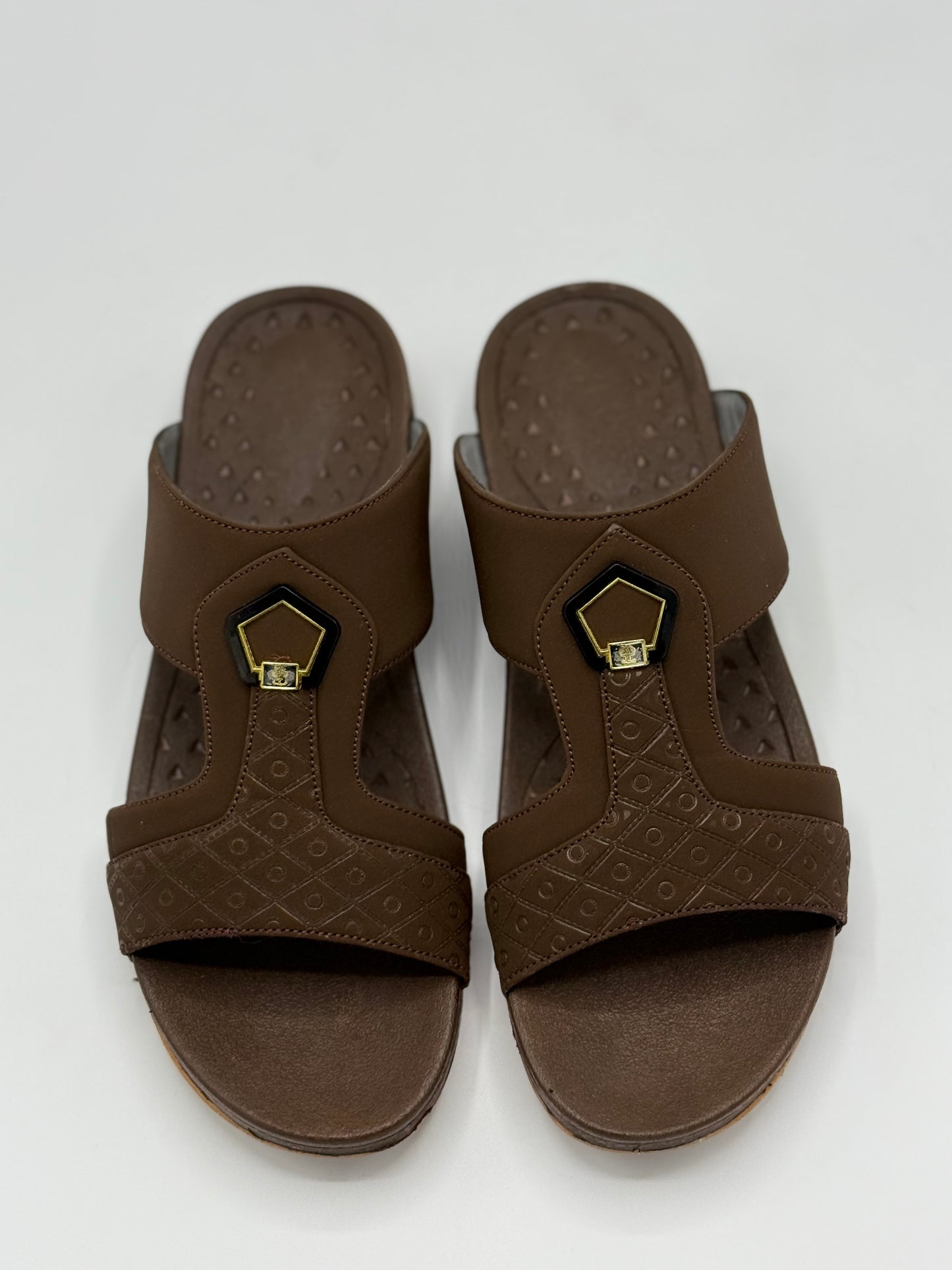 Arabic Medicated Chappal (Brown)