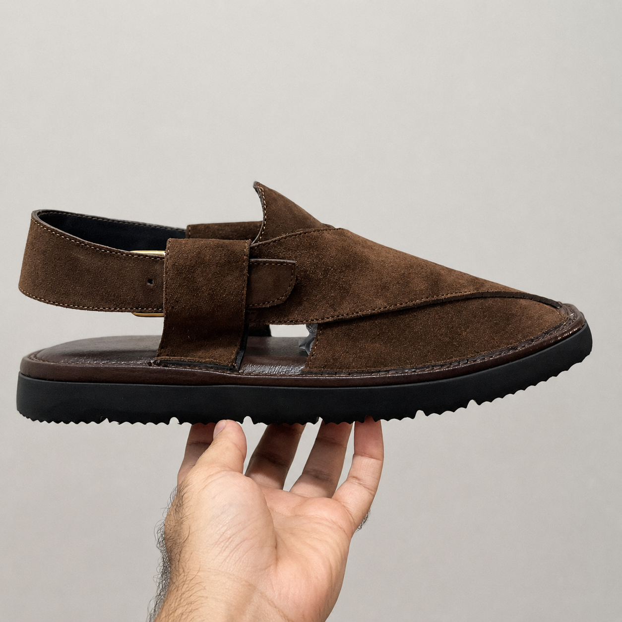 Air Kaptan Suede Dark Brown (Medicated Sole)