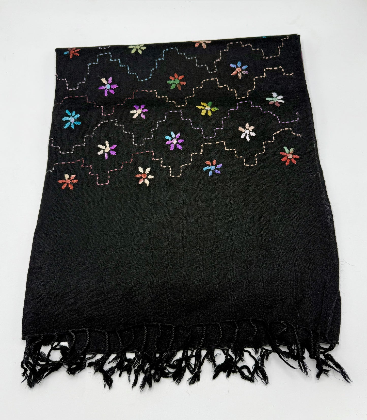 Barveza Special Ladies Pashmina Black Shawl