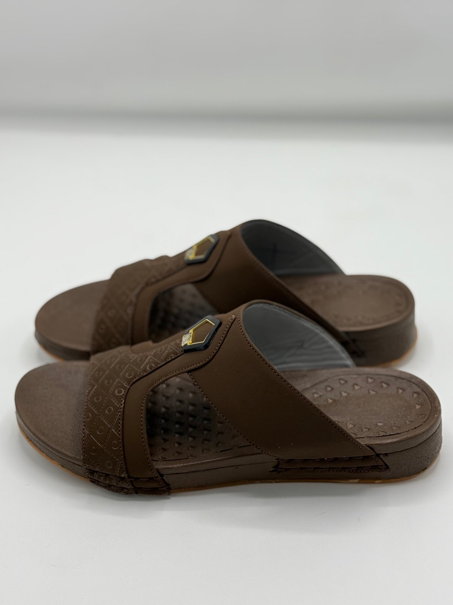 Arabic Medicated Chappal (Brown)