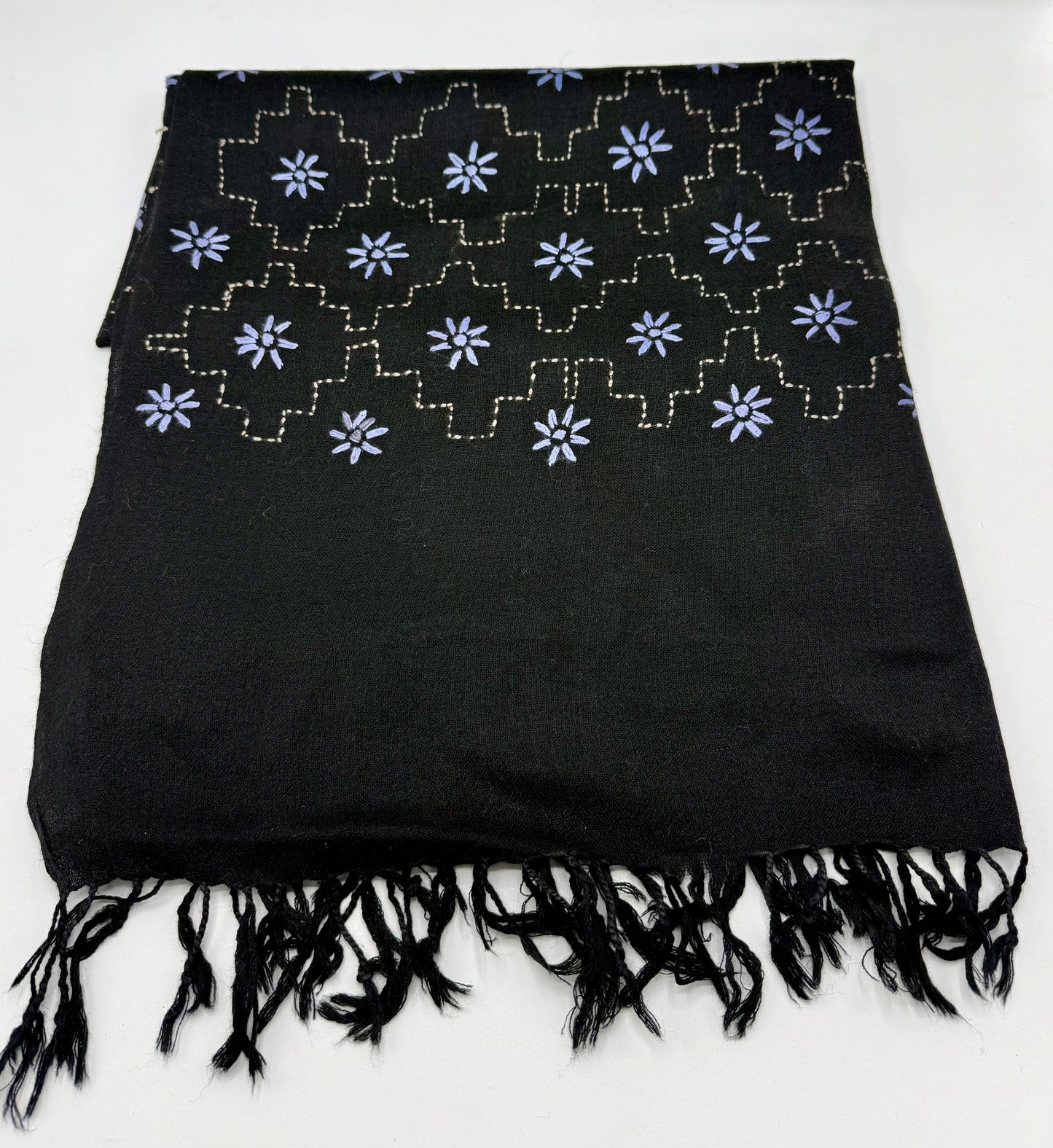 Barveza Special Ladies Pashmina Black Shawl