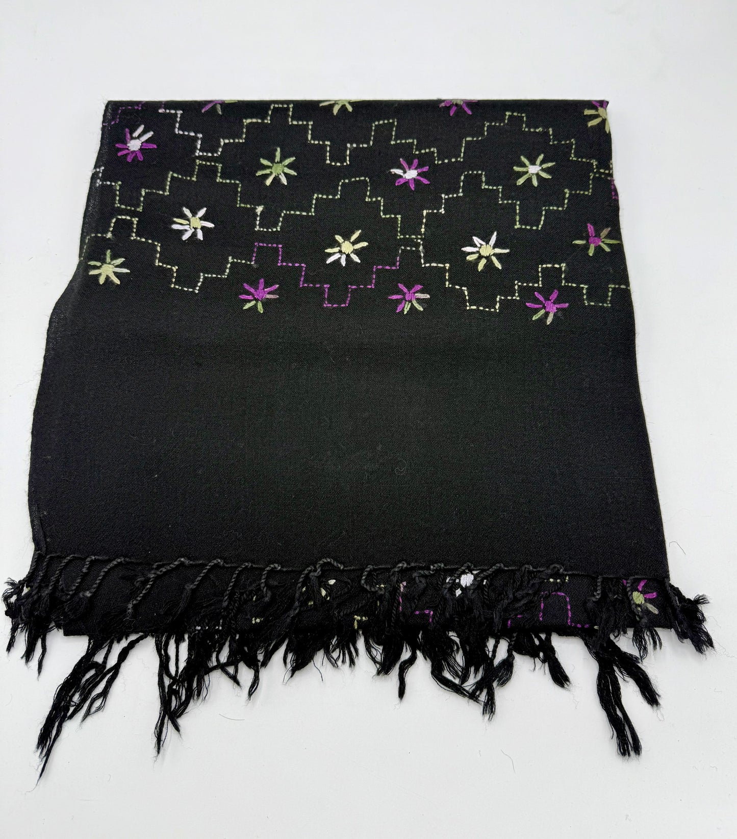 Barveza Special Ladies Pashmina Black Shawl