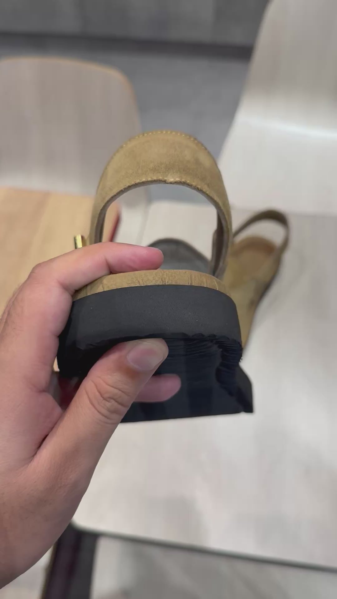 Air Kaptan Suede Camel (Medicated Sole)